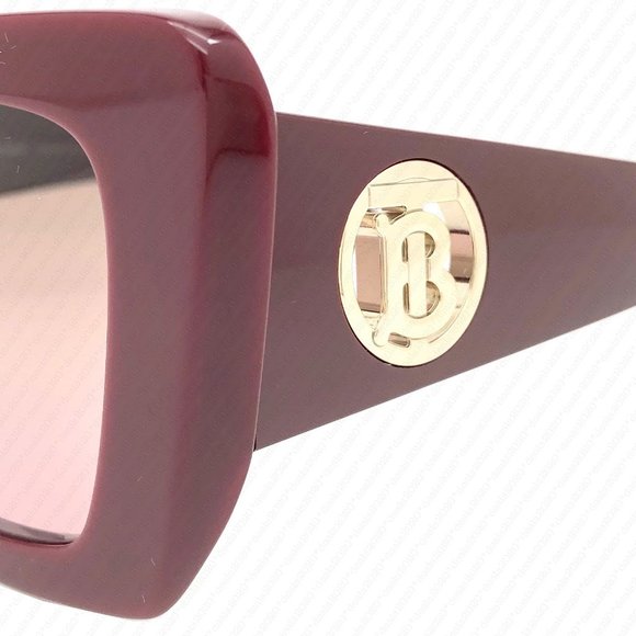 New Burberry Daisy BE4344F 340314 53mm Bordeaux Sunglasses main image 9